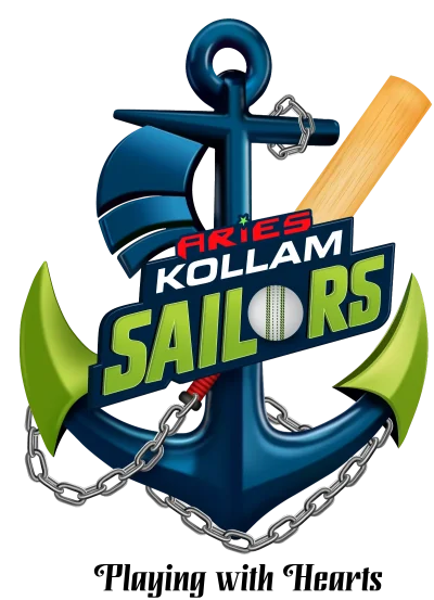 Kollam Sailors Logo - Alleppey Ripples Kerala Cricket League