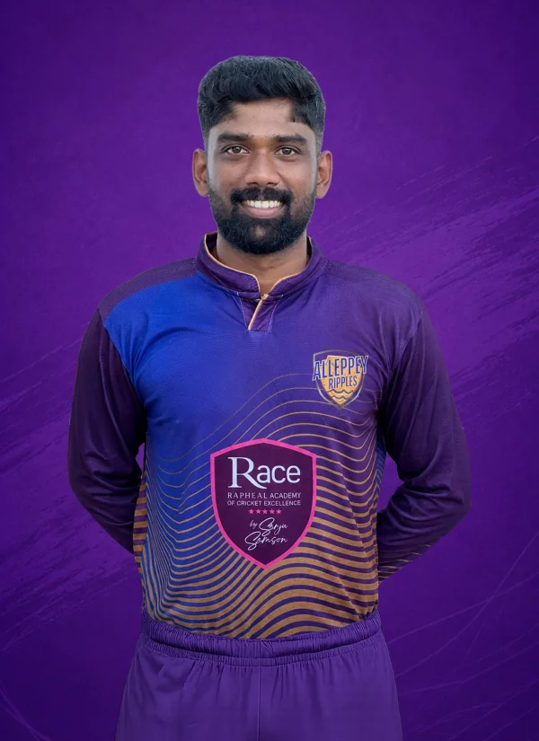 Arun K A - Alleppey Ripples Kerala Cricket League