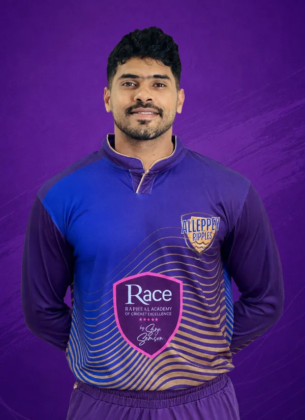 SIBIN P G - Alleppey Ripples Kerala Cricket League