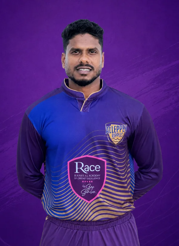 SREEROOP M P - Alleppey Ripples Kerala Cricket League