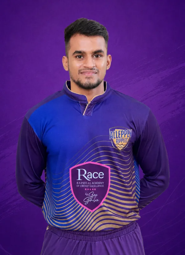VINIL T S - Alleppey Ripples Kerala Cricket League